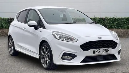 Used Ford Fiesta ST-Line 95 HP (69 kW) 2021 White Hatchback