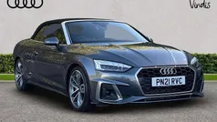 Grey Used 2021 Audi A5 Cabriolet S-Line Cabriolet | £28,600 (Fair price)
