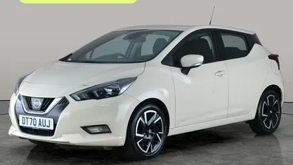 Used Nissan Micra Acenta 92 HP (67 kW) 2021 White Hatchback