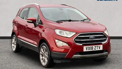 Ruby red (exclusive colour) Used 2022 Ford Ecosport Titanium SUV | £7,676 (Good price)