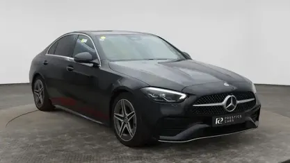 Used Mercedes C220 AMG line 200 HP (147 kW) 2023 Black Sedan