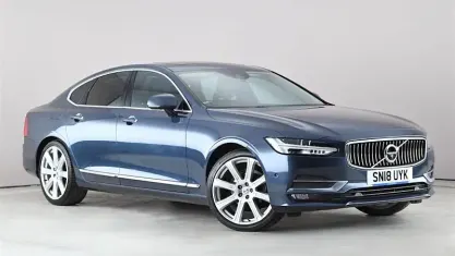 Begagnad Volvo S90 Inscription 190 HK (139 kW) 2018 Blå Sedan