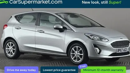 Used Ford Fiesta Zetec 101 HP (74 kW) 2018 Silver Hatchback
