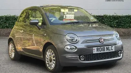 Used Fiat 500 Lounge 69 HP (50 kW) 2018 Grey Hatchback