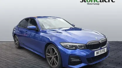 Used BMW 330 M Sport 258 HP (189 kW) 2021 Blue Sedan