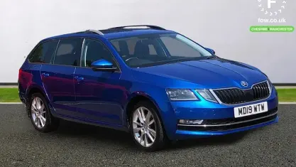 Used Skoda Octavia SE L 150 HP (110 kW) 2019 Blue Estate