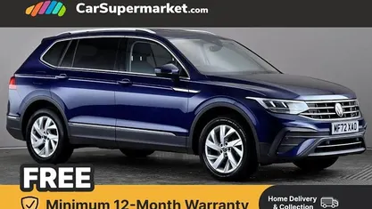 Blue Used 2022 VW Tiguan Allspace Life SUV | £23,697 (Fair price)