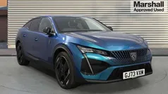 Obsession blue Used 2023 Peugeot 408 GTi Sedan | £22,680 (Fair price)