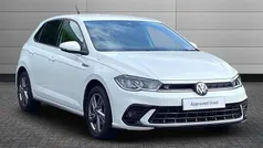Pure white Used 2023 VW Polo R-line Hatchback | £17,895 (Fair price)