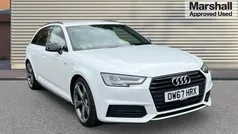 White Used 2018 Audi A4 Black Edition Estate | £16,740 (Fair price)