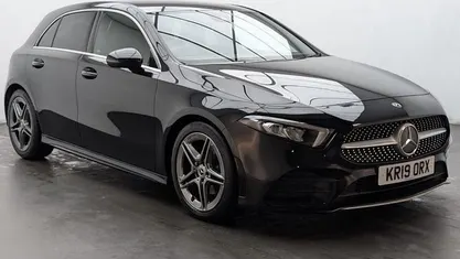 Black Used 2019 Mercedes A200 AMG line Hatchback | £15,150 (Good price)