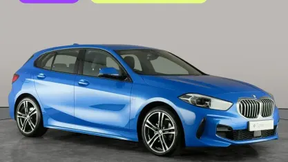 Used BMW 118 M Sport 136 HP (100 kW) 2022 Blue Hatchback