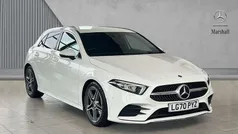 Polar white Used 2020 Mercedes A180 Executive Hatchback | £19,632 (Fair price)