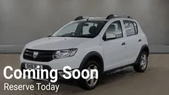 White Used 2015 Dacia Sandero Ambiance Hatchback | £6,899 (A bit pricey)