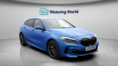 Used BMW 118 M Sport 136 HP (100 kW) 2023 Blue Hatchback