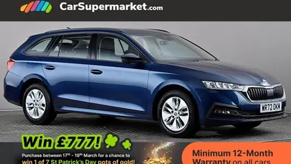 Used Skoda Octavia SE Technology 110 HP (80 kW) 2022 Blue Estate