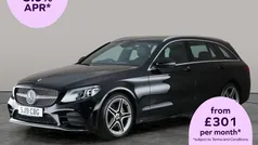 Black Used 2019 Mercedes C200 AMG Line Premium Estate | £17,879 (Fair price)