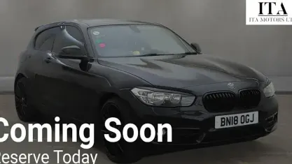Used BMW 118 Sport Line 136 HP (100 kW) 2017 Black Hatchback