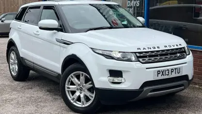 Begagnad Land Rover Range Rover evoque Pure 190 HK (139 kW) 2013 Vit SUV