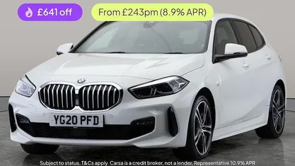 White Used 2020 BMW 118 M Sport Hatchback | £18,198 (Fair price)