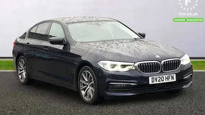 Used BMW 530e Comfort Edition 252 HP (185 kW) 2020 Blue Sedan