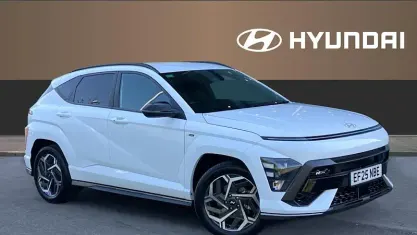 Second-hand Hyundai Kona N Line 129 CP (94 kW) 2025 Alb SUV