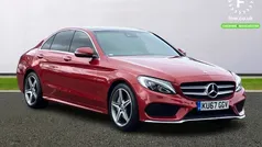 Red Used 2017 Mercedes C250 Active Sedan | £16,399 (Fair price)
