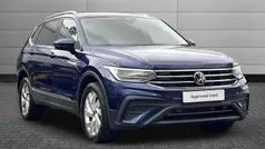 Blue Used 2024 VW Tiguan Allspace Life SUV | £26,495 (Fair price)