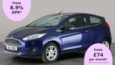Blue Used 2017 Ford Fiesta Zetec Hatchback | £5,936 (Fair price)