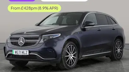 Used Mercedes EQC400 AMG line 300 kW (408 HP) 2022 Blue SUV