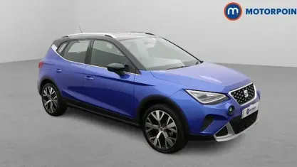 Begagnad Seat Arona Xperience Lux 110 HK (80 kW) 2023 Blå SUV