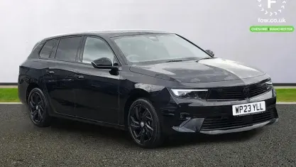 Used Vauxhall Astra 131 HP (96 kW) 2023 Black Estate