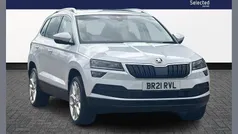 White Used 2021 Skoda Karoq SUV | £18,595 (Fair price)