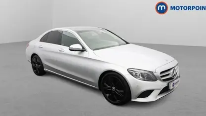 Begagnad Mercedes C220 Sport Edition 194 HK (142 kW) 2019 Silver Sedan