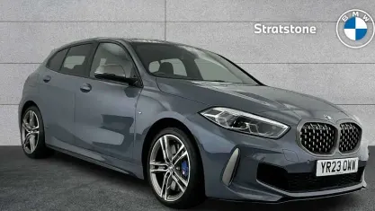 Used BMW M135 306 HP (225 kW) 2023 Blue Hatchback