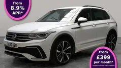 White Used 2022 VW Tiguan R-line SUV | £26,501 (Fair price)