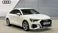 White Used 2021 Audi A3 S-Line Sedan | £20,990 (Fair price)
