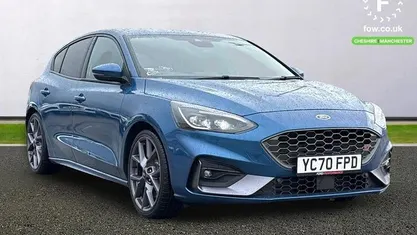 Used Ford Focus ST 280 HP (205 kW) 2020 Blue Hatchback
