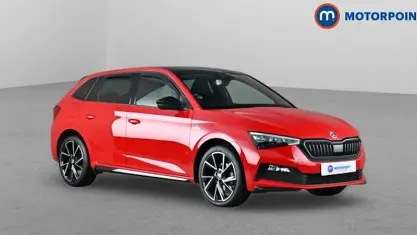 Used Skoda Scala Monte Carlo 110 HP (80 kW) 2021 Red Hatchback