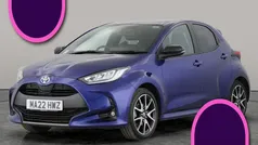 Blue Used 2021 Toyota Yaris Hybrid Hatchback | £15,233 (Fair price)