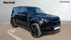 Metallic santorini black Used 2024 Land Rover Defender HSE Dynamic SUV | £62,872 (Good price)