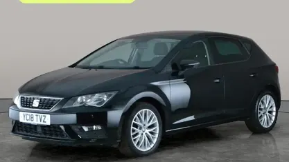 Used Seat Leon SE Dynamic 110 HP (80 kW) 2018 Black Hatchback