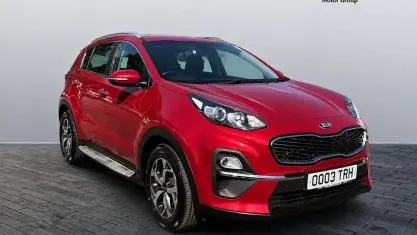 Used Kia Sportage 136 HP (100 kW) 2021 Red SUV