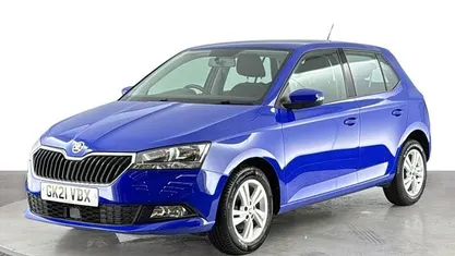 Used Skoda Fabia SE 60 HP (44 kW) 2021 Blue Hatchback
