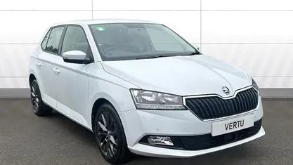 Used Skoda Fabia SE Drive 95 HP (69 kW) 2021 White Hatchback