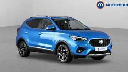 Begagnad MG ZS Exclusive 106 HK (77 kW) 2023 Blå SUV