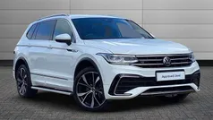 Pure white Used 2022 VW Tiguan Allspace Elegance SUV | £26,195 (Fair price)