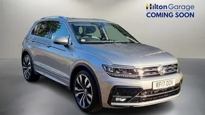 Silver Used 2017 VW Tiguan R-line SUV | £18,350 (Good price)