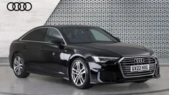 Brilliant black Used 2022 Audi A6 S-Line Sedan | £23,177 (Fair price)