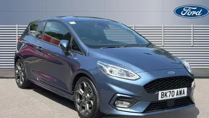 Used Ford Fiesta ST-Line 95 HP (69 kW) 2020 Blue Hatchback